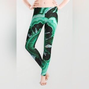 Green Malachite Leggings